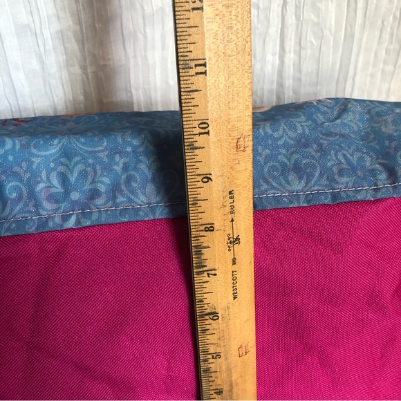 DISNEY Frozen Elsa & Ana girls backpack messenger tote book bag w/sparkles - Picture 13 of 16